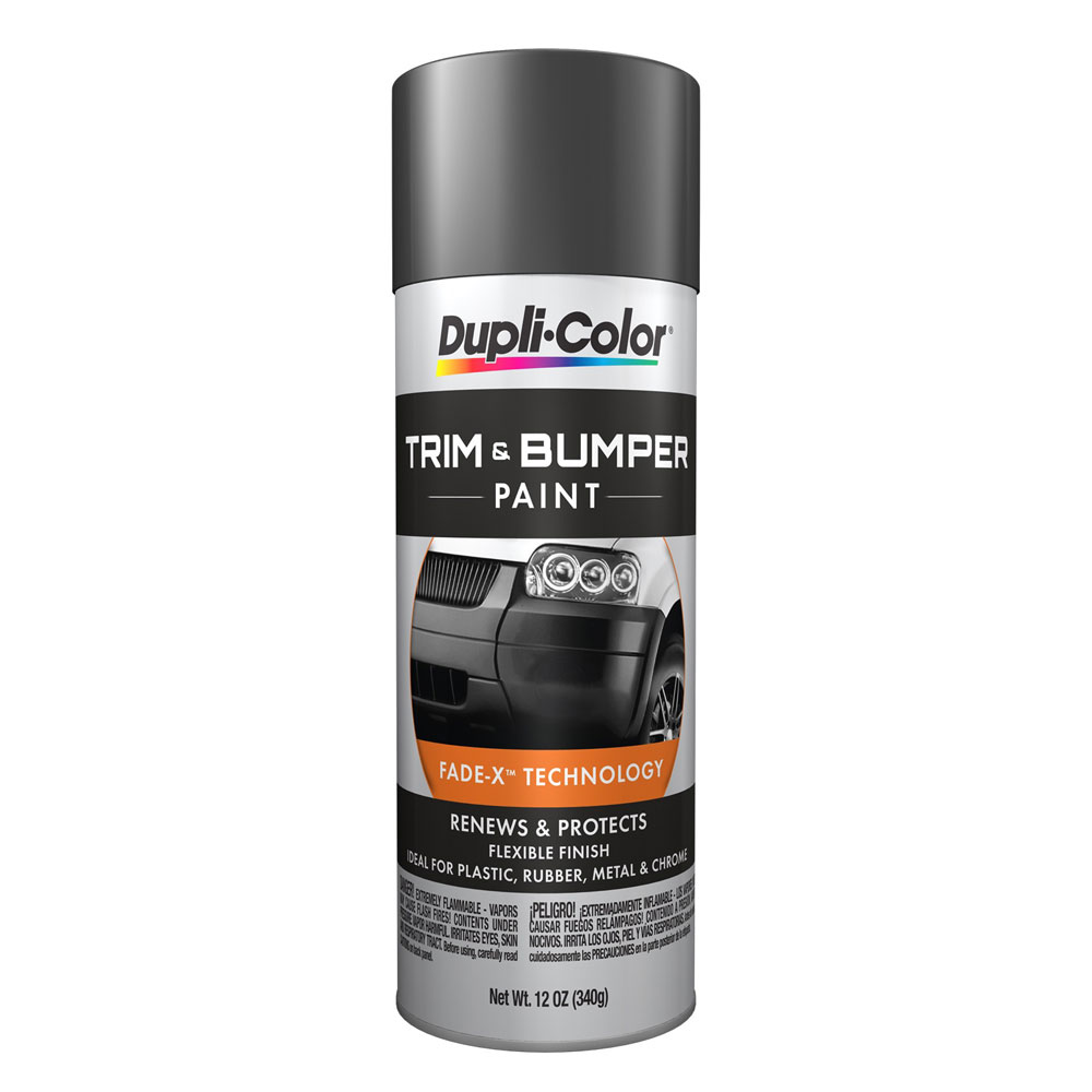 Photo for Duplicolor Paint TB102; Trim and Bumper Paint 11.0 oz. Aerosol Dark Charcoal