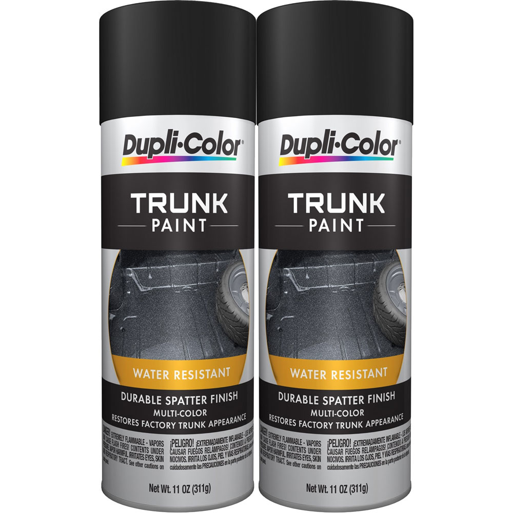 Photo for Duplicolor Paint TSP102(2-PACK); Trunk Paint 11.0 oz. Aerosol Black, Aqua 
