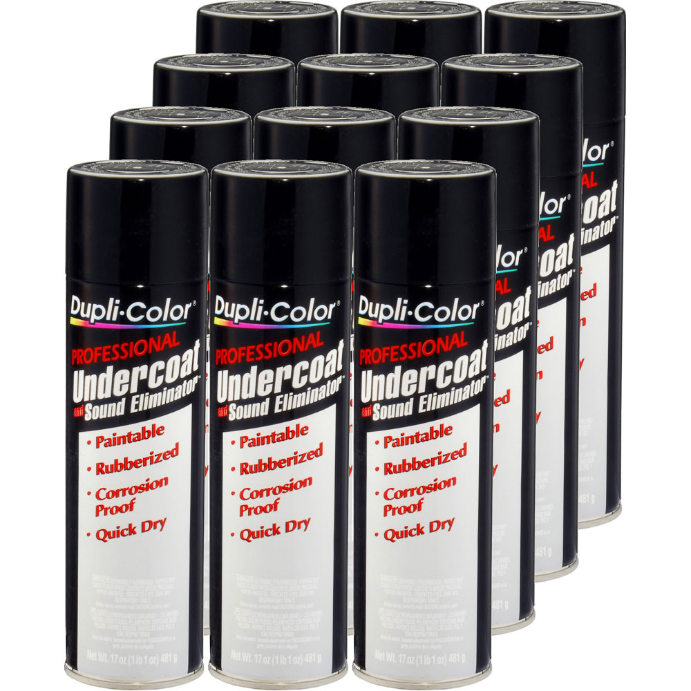 Photo for Duplicolor Undercoating UC102(12-PACK); Professional Undercoat with Sound Eliminator 
