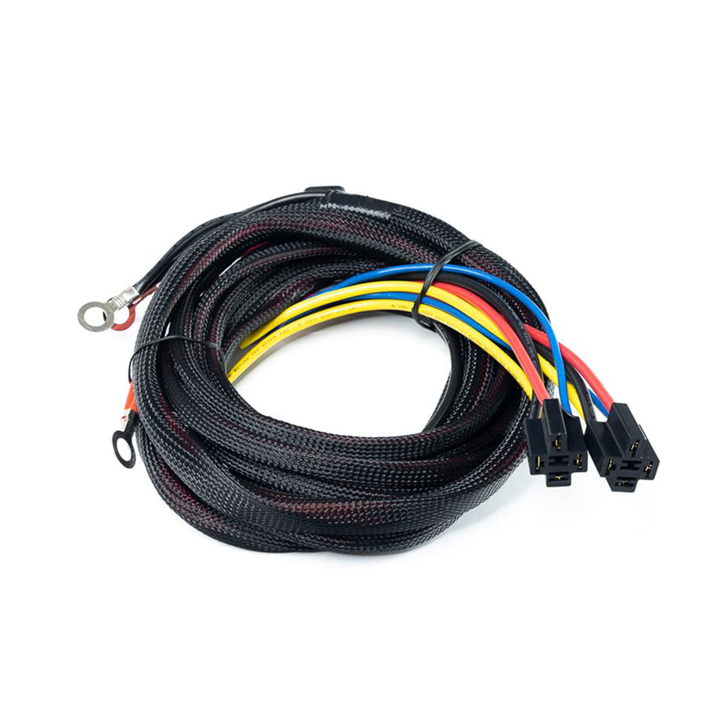 DeatschWerks Fuel Pump Wiring Harness FPHWK-10-DP; Dual Pump 40 Amp 12V 