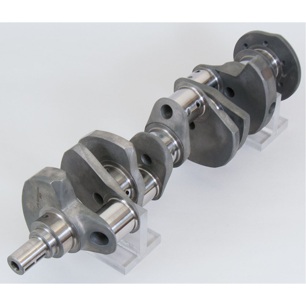 Eagle Crankshaft 4350375057LA; Lightweight Forged 4340 Steel 3.750 in.  2 Piece for Chevy 350 