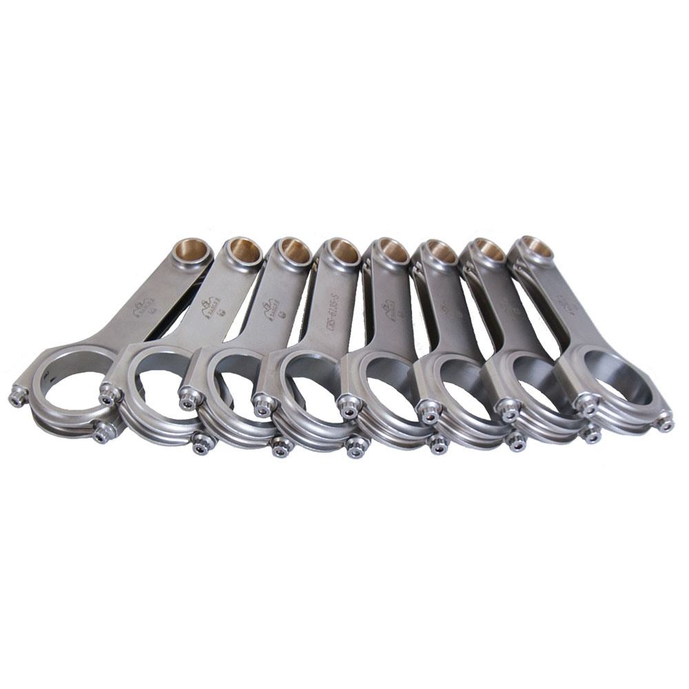 Eagle Connecting Rods CRS61353D; H-Beam 6.135 in. Bushed for Chevy 396 to 454 
