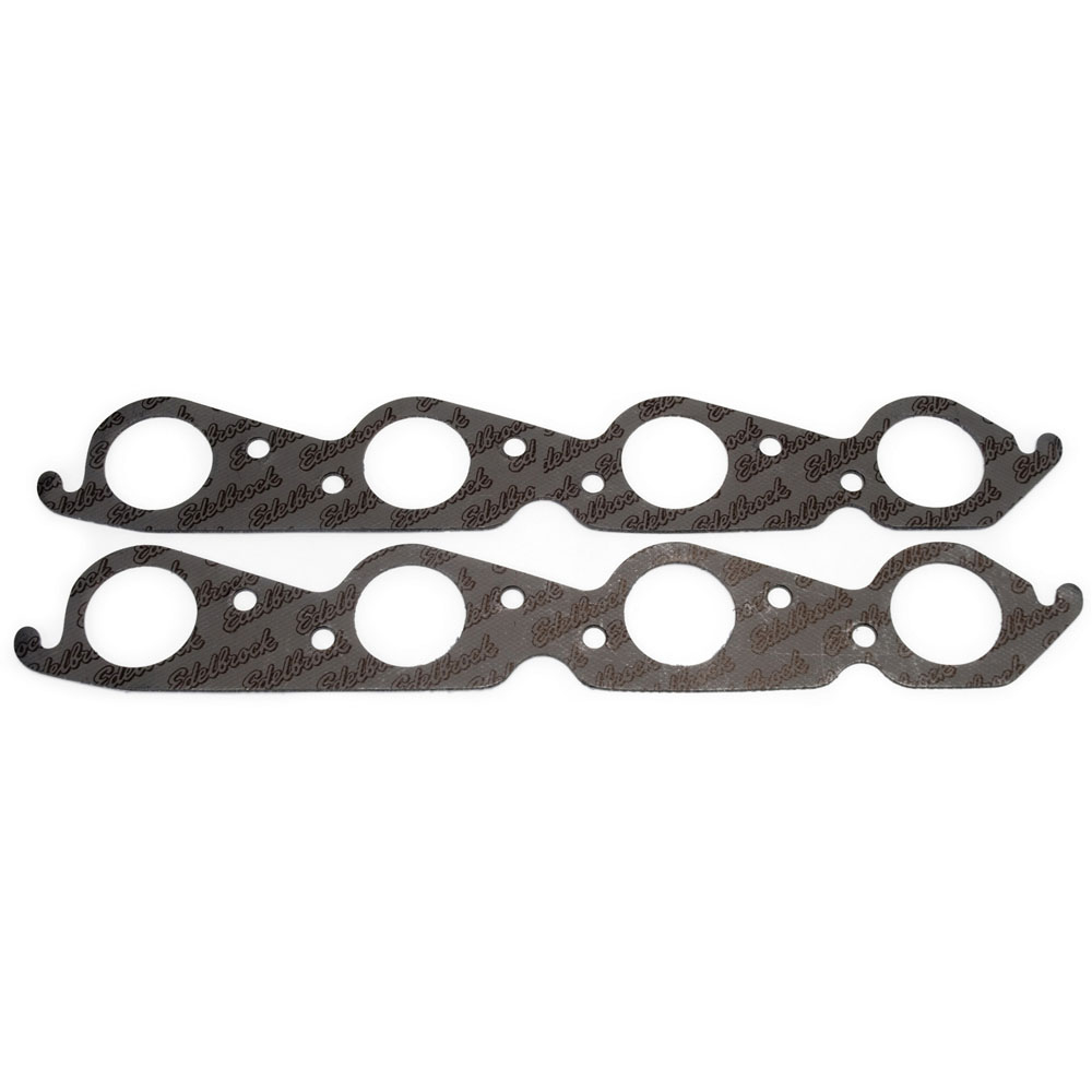 Edelbrock Exhaust Manifold Gaskets 7205; Steel Core Composite for 1958 to 1986 Chevy 396 to 454 