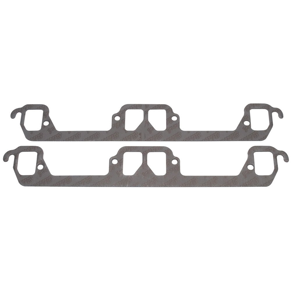 Edelbrock Exhaust Manifold Gaskets 7236; SureSeal Metal Core Fiber Composite for 1966 to 1987 Chrysler 318 to 360 LA 