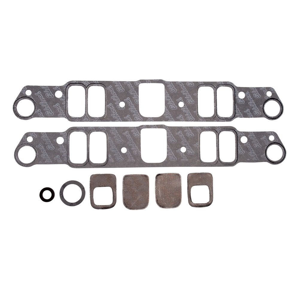 Edelbrock Intake Manifold Gaskets 7280; Composite for 1961 to 1979 Pontiac 326 to 455 