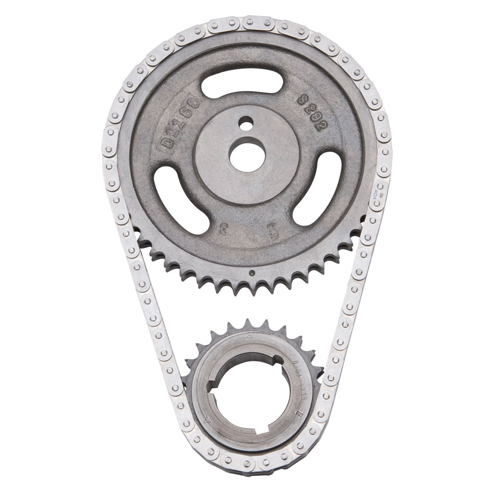 Edelbrock Timing Set 7813; Performer Link Double Roller for 1965 to 1990 Oldsmobile 260 to 455 