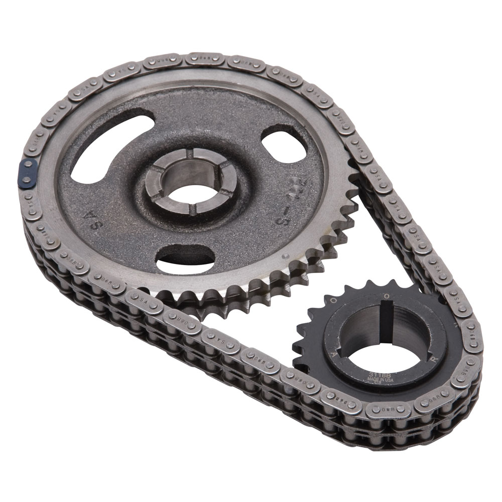 Edelbrock Timing Set 7818; Performer Link Double Roller for 1966 to 1991 AMC 290 to 401 