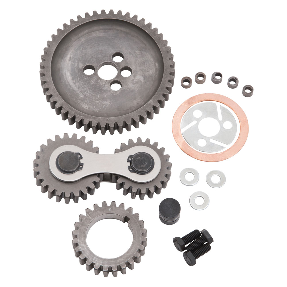 Edelbrock Timing Gear Set 7891; Accu Drive for 1965 to 1990 Chevy 396 to 454 