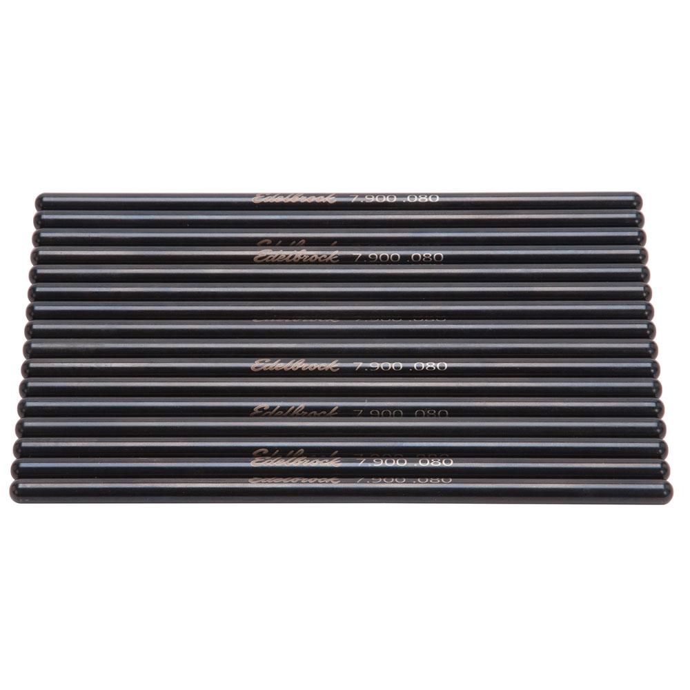 Edelbrock Pushrods 9629; Performance 5/16 in. 7.900 in. 4130 Chromoly 3 Piece 