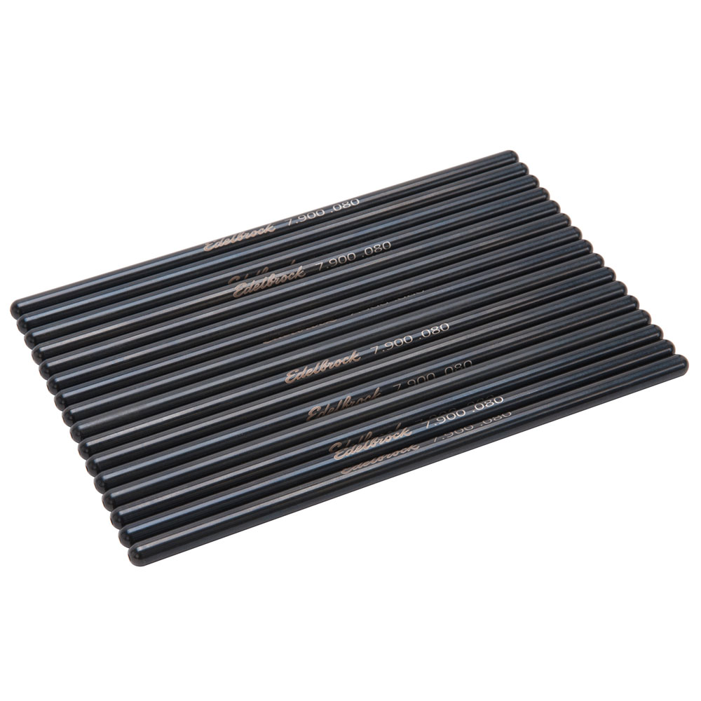 Edelbrock Pushrods 9629; Performance 5/16 in. 7.900 in. 4130 Chromoly 3 Piece 