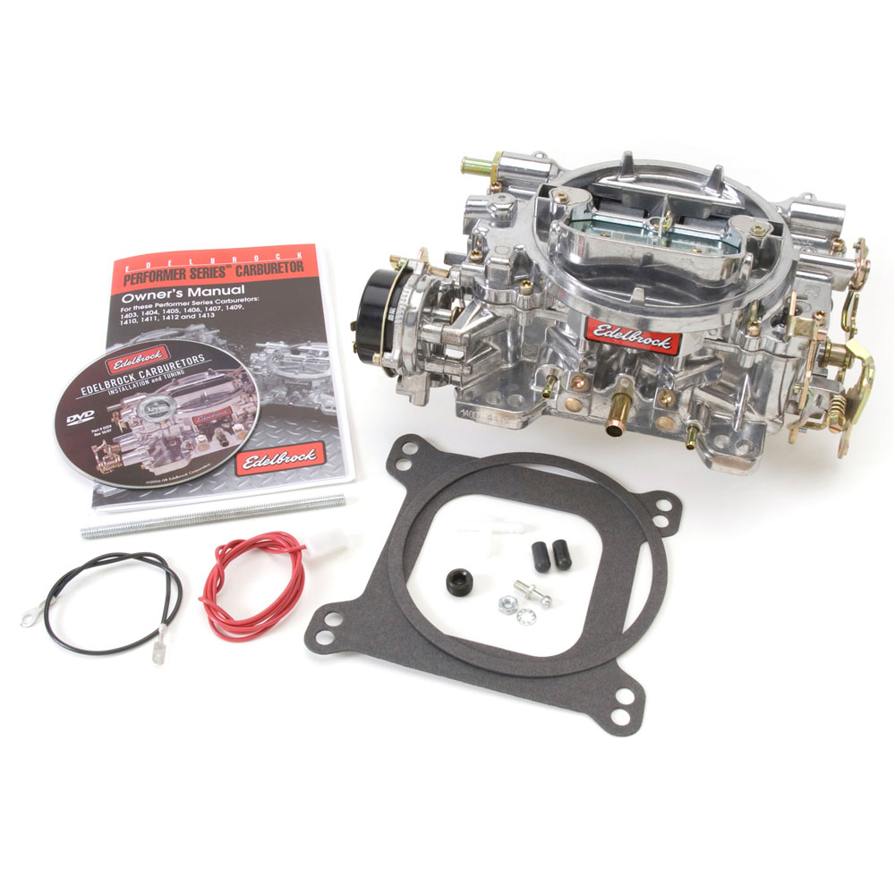 Edelbrock Carburetor 9906; Performer 600 CFM 4-Barrel Electric Choke 