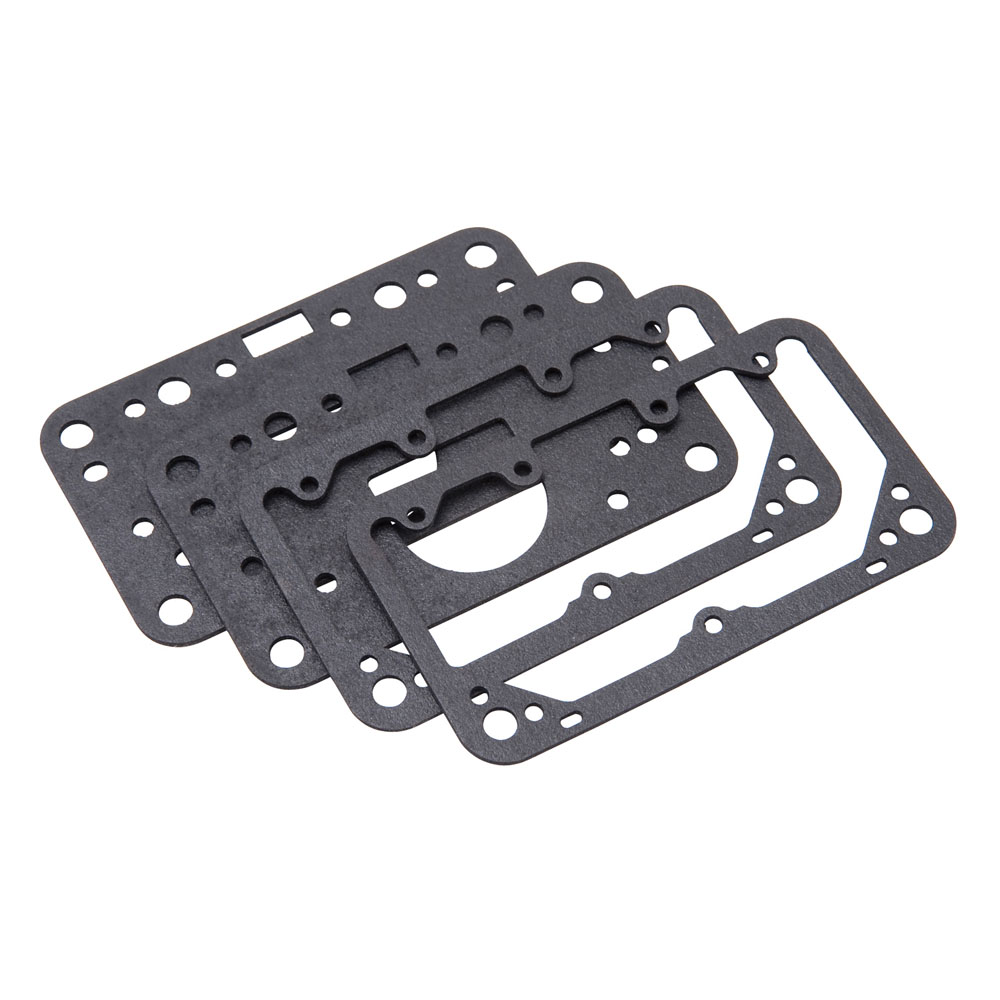 Edelbrock Carburetor Gasket Kit 12370; Black Nitrile