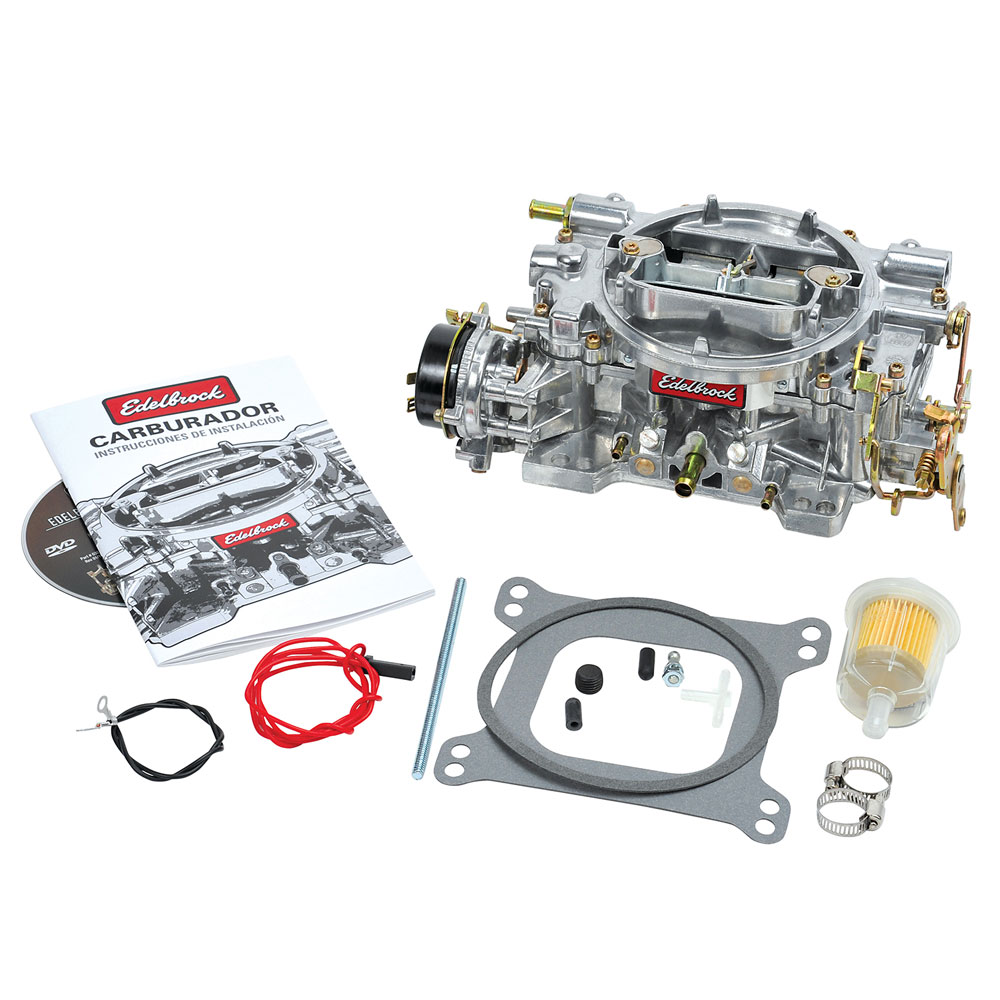 Edelbrock Carburetor 1413; Performer EPS 800 CFM 4-Barrel Electric Choke 