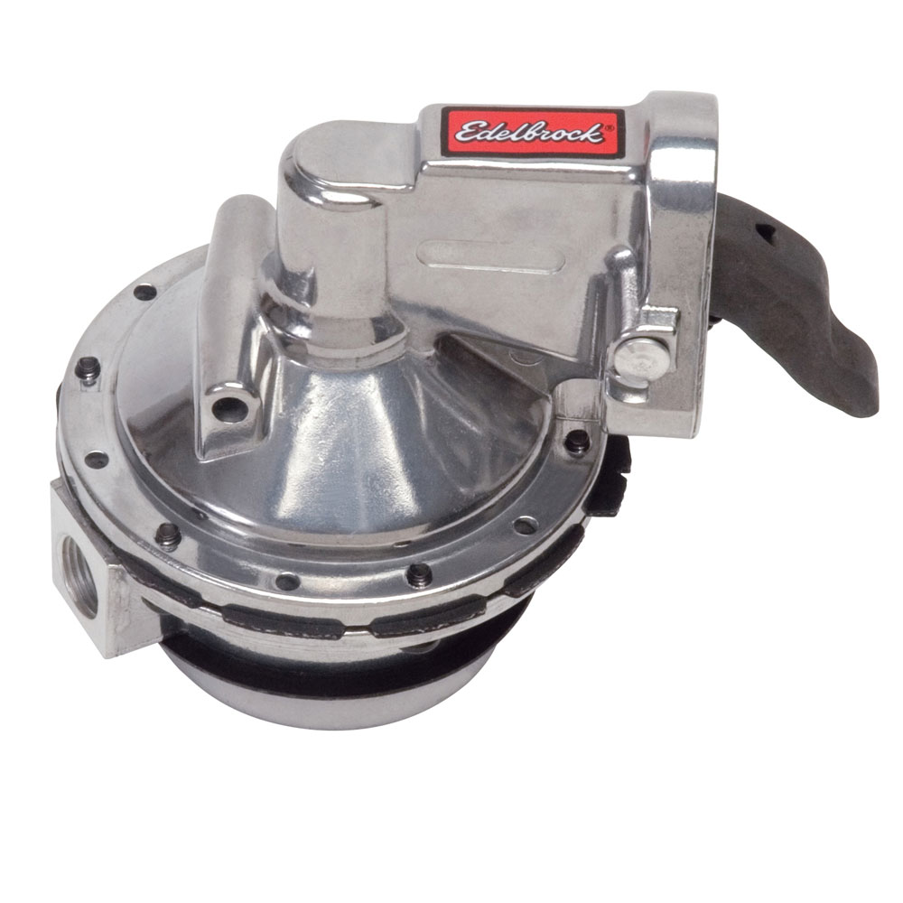 Edelbrock Mechanical Fuel Pump 1721; Performer RPM 110 GPH 6 PSI for Chevy 262 to 400 