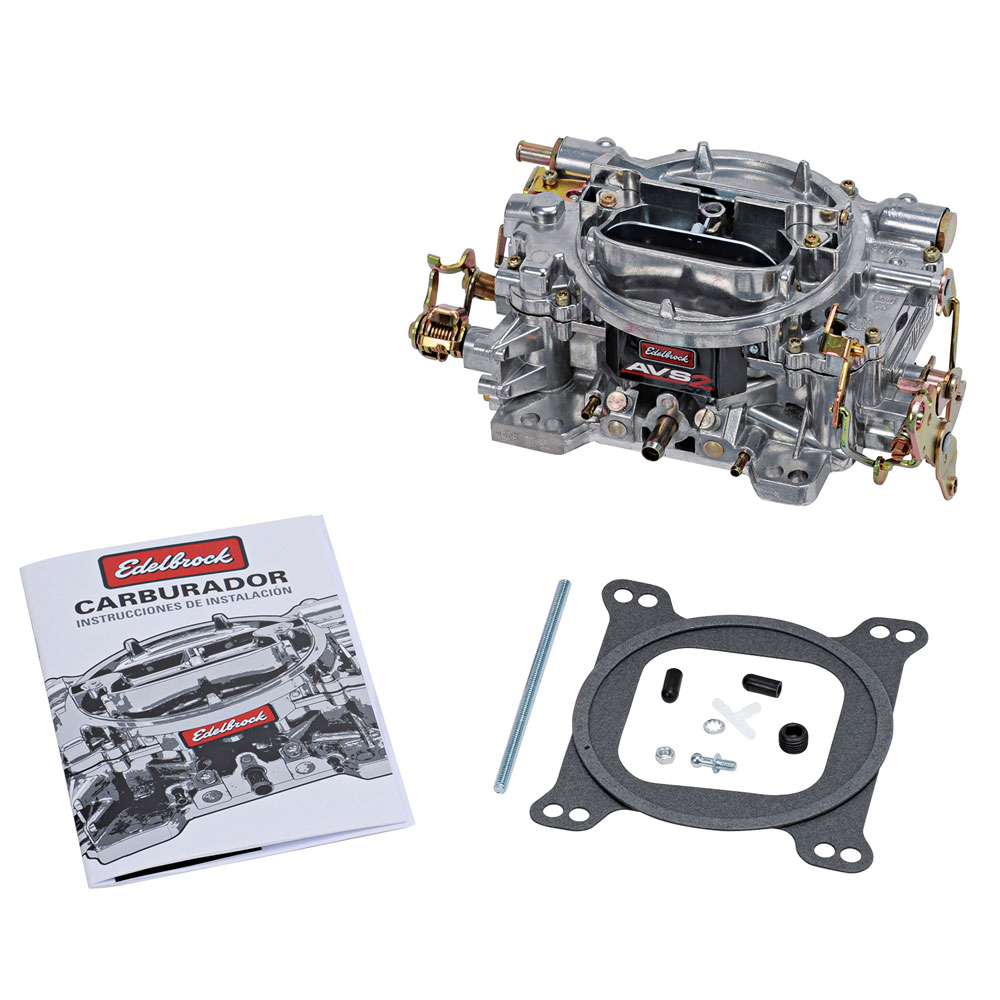 Edelbrock Carburetor 1915; AVS2 Off Road 650 CFM 4-Barrel Manual Choke 