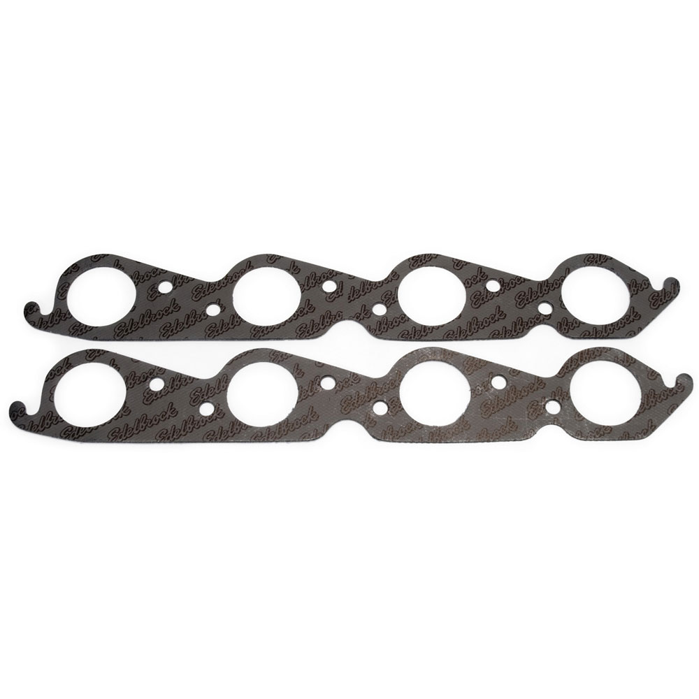 Edelbrock Exhaust Manifold Gasket Set 7205; Steel Core Composite for 1958 to 1986 Chevy 396 to 454 