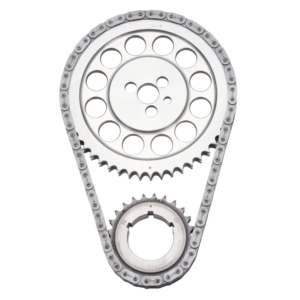 Edelbrock Timing Set 7805; Performer Link Double Roller for 1955 to 1980 Chrysler 383 to 440 