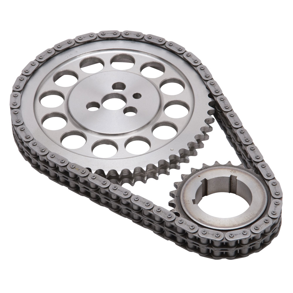 Edelbrock Timing Set 7805; Performer Link Double Roller for 1955 to 1980 Chrysler 383 to 440 