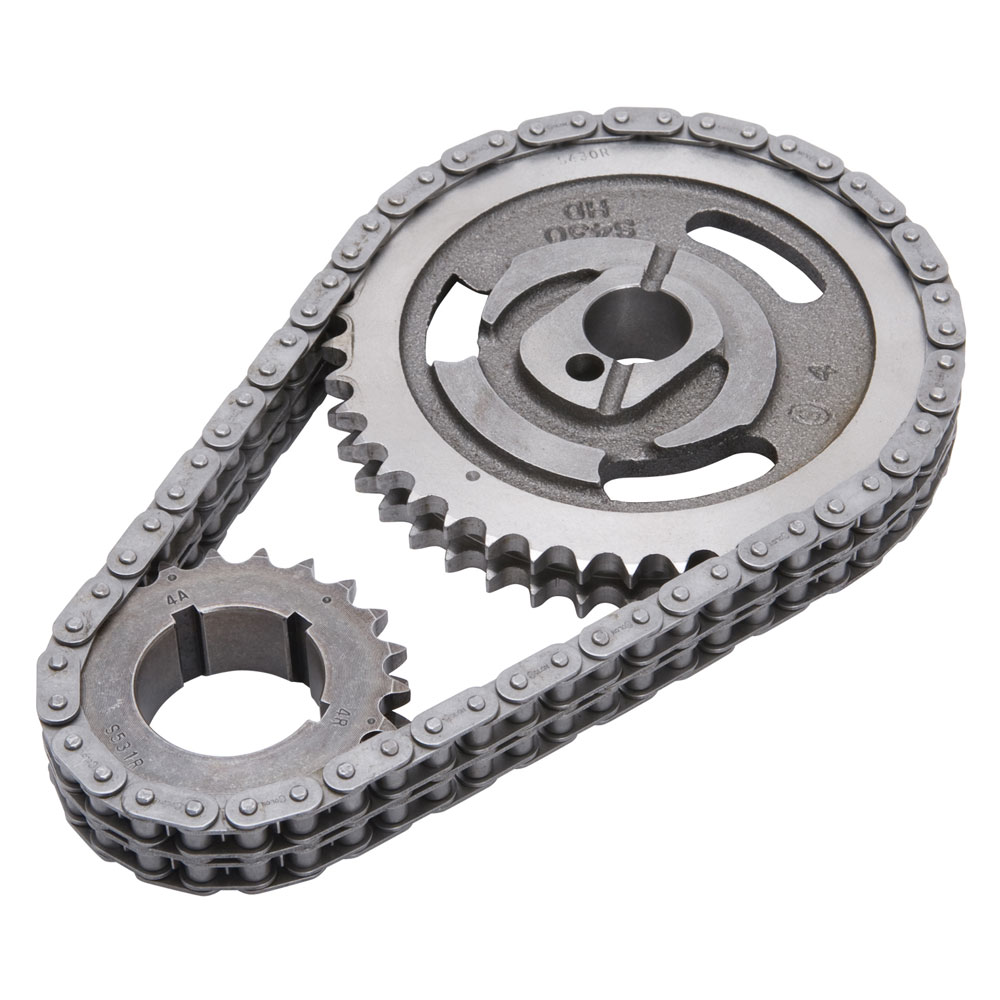 Edelbrock Timing Set 7811; Performer Link Double Roller for 1984 to 1995 Ford 302 to 351W 
