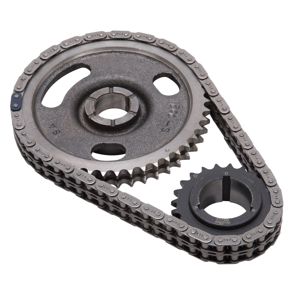Edelbrock Timing Set 7818; Performer Link Double Roller for 1966 to 1991 AMC 290 to 401 