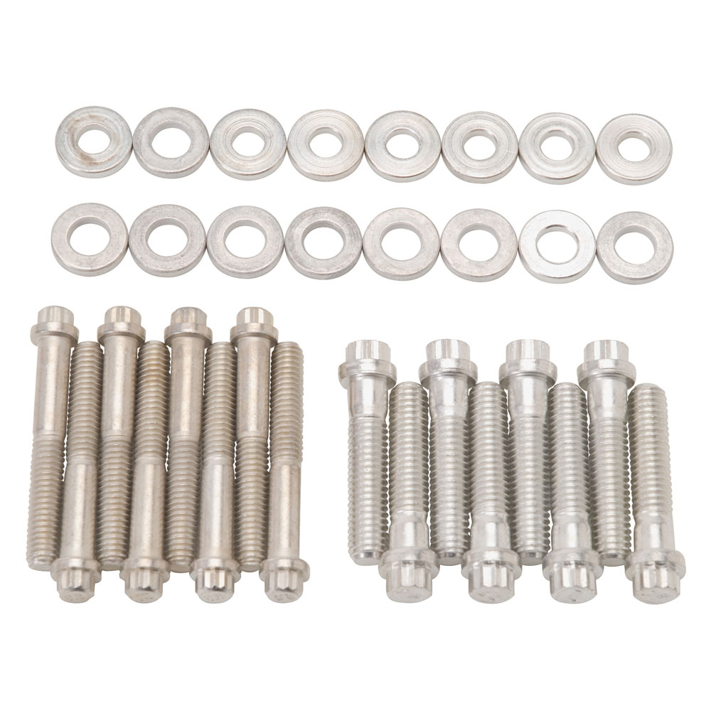 Photo for Edelbrock Intake Manifold Bolts 8529; Cadmium Plated 12-Point Steel for 1970 to 1974 Ford 351C