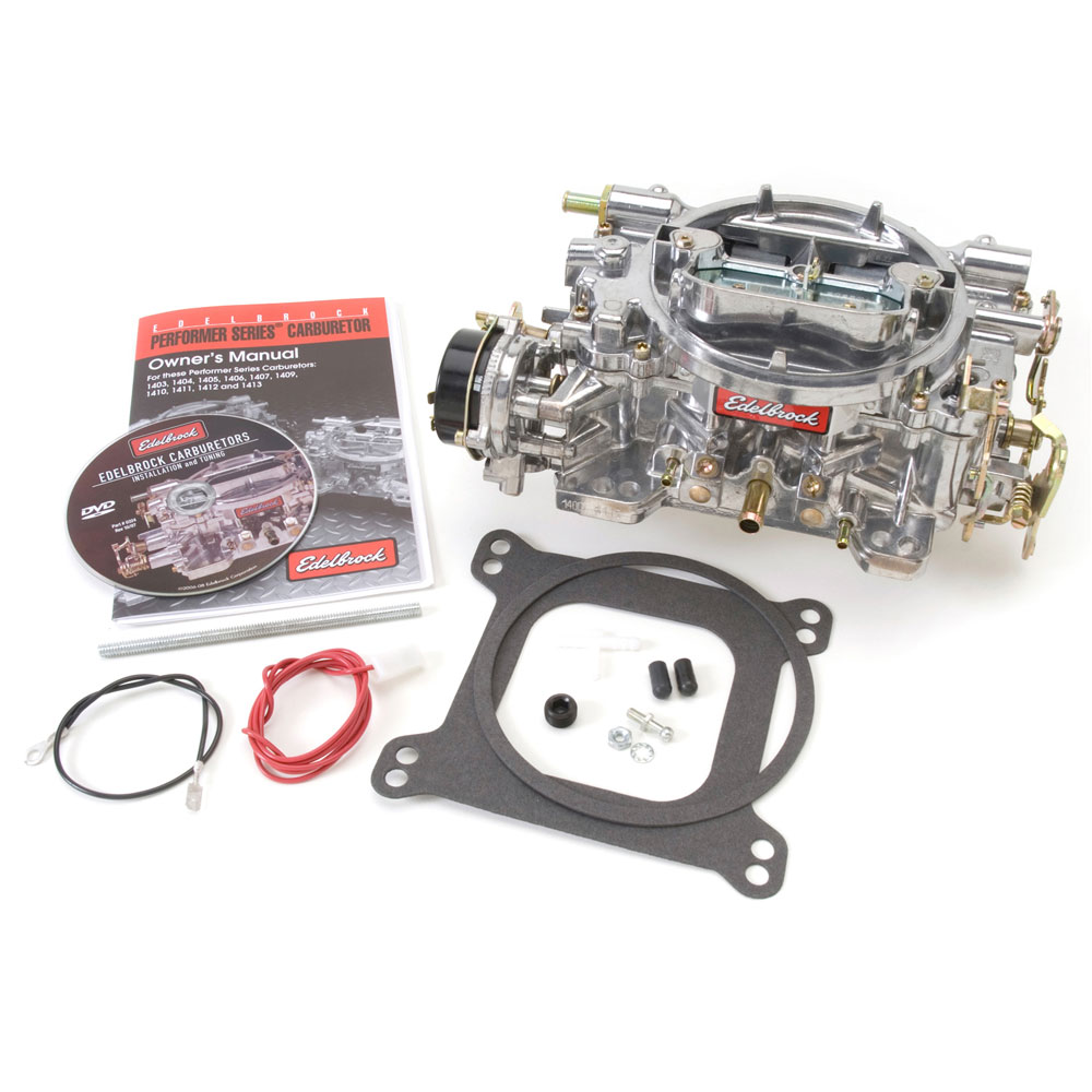 Edelbrock Carburetor 9906; Performer 600 CFM 4-Barrel Electric Choke 