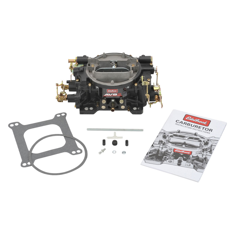 Edelbrock Carburetor 19053; AVS2 650 CFM 4-Barrel Manual Choke 