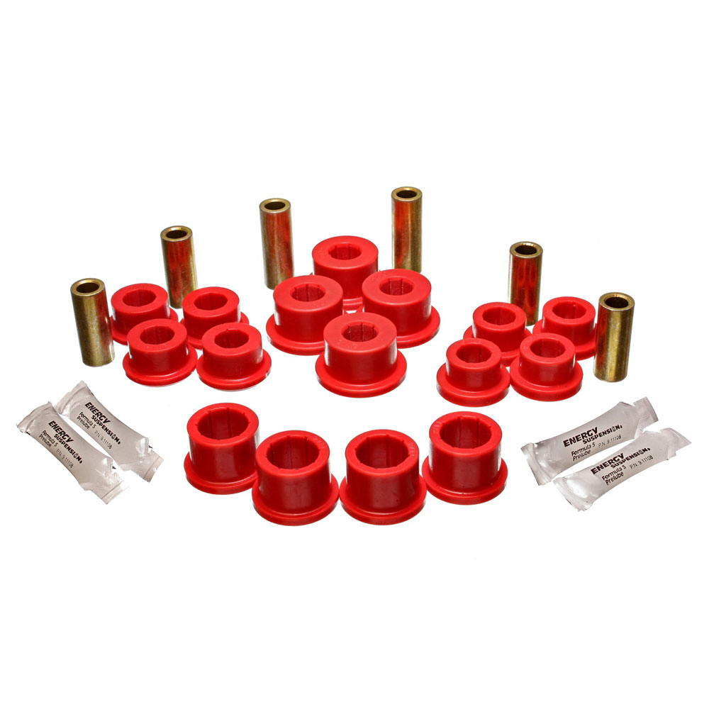 Photo for Energy Suspension Suspension Control Arm Bushing Kit 11.3108R; Rear Trailing Arm Bushings Red Polyurethane for 2004 to 2007 Mazda RX8