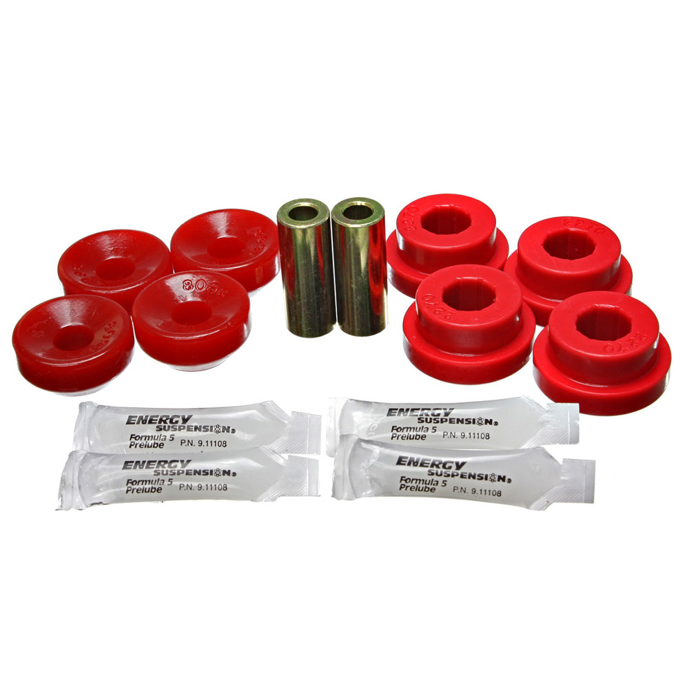 Photo for Energy Suspension Shock Absorber Bushing 16.8103R; Rear Shock Bushings Rear Red Polyurethane for 1989 to 2001 Acura, Honda Integra Type R, Civic, CRX, del Sol