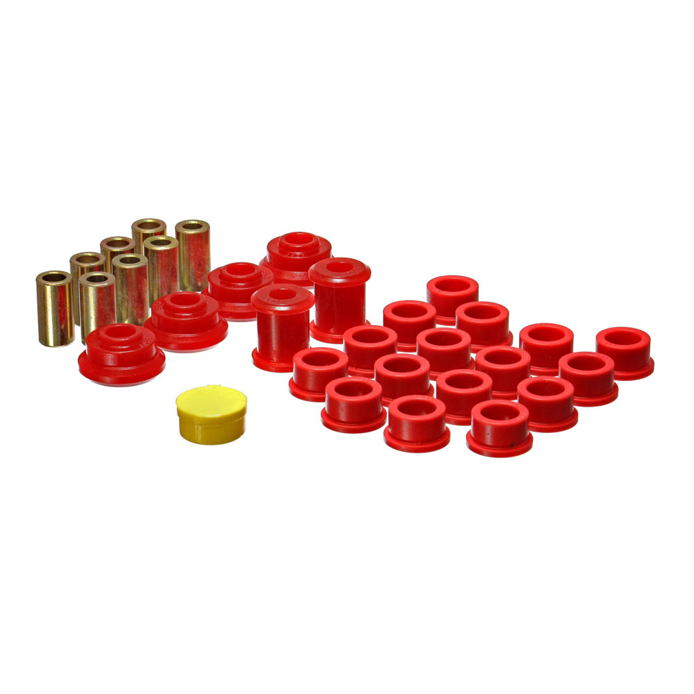 Photo for Energy Suspension Suspension Control Arm Bushing Kit 18.3102R; Rear Contol Arm Bushings Red Polyurethane for 1991 to 2002 Saturn S Series