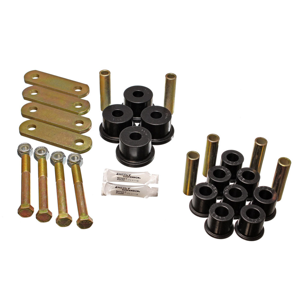Photo for Energy Suspension Leaf Spring Shackle 4.2135G; Rear Leaf Spring Shackles Black Polyurethane for 1964 to 1973 Ford Mustang