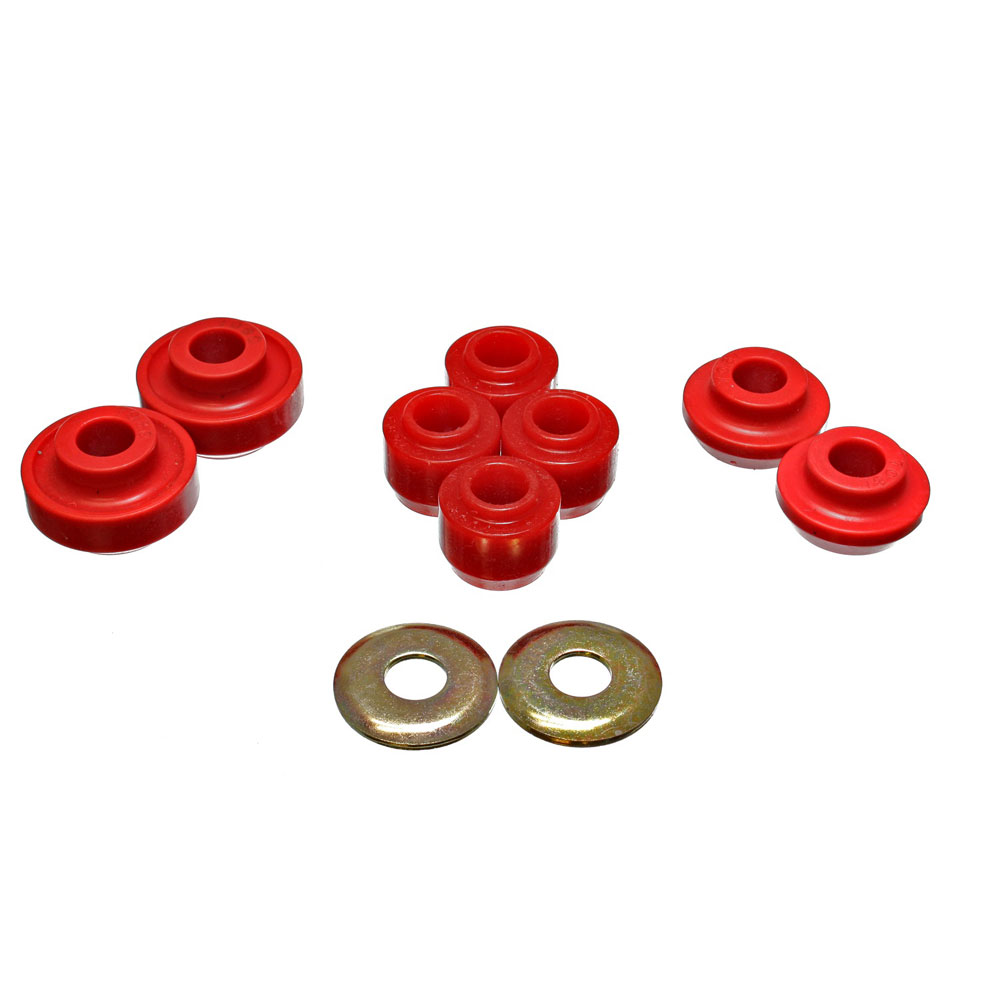 Photo for Energy Suspension Strut Rod Bushing Kit 4.7119R; Red Polyurethane 