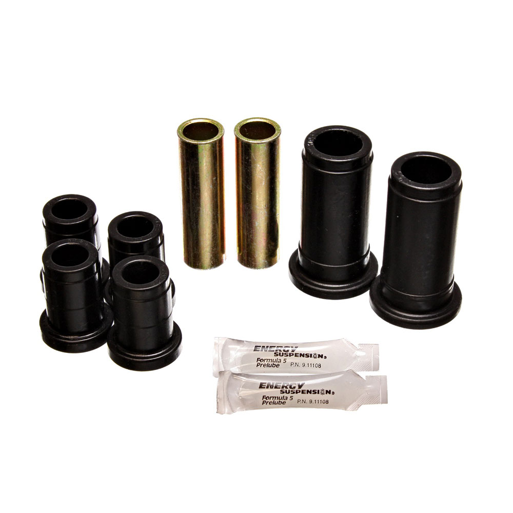 Photo for Energy Suspension Suspension Control Arm Bushing Kit 5.3106G; Front Control Arm Bushings Black Polyurethane for 1970 to 1993 Dodge D Series, Ramcharger 2WD, B Series