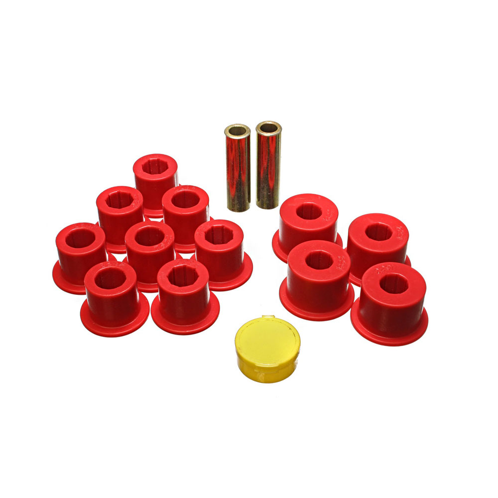 Photo for Energy Suspension Leaf Spring Bushing 7.2103R; Rear Leaf Spring Bushings Front or Rear Red Polyurethane for 1986 to 1997 Nissan D21 2WD