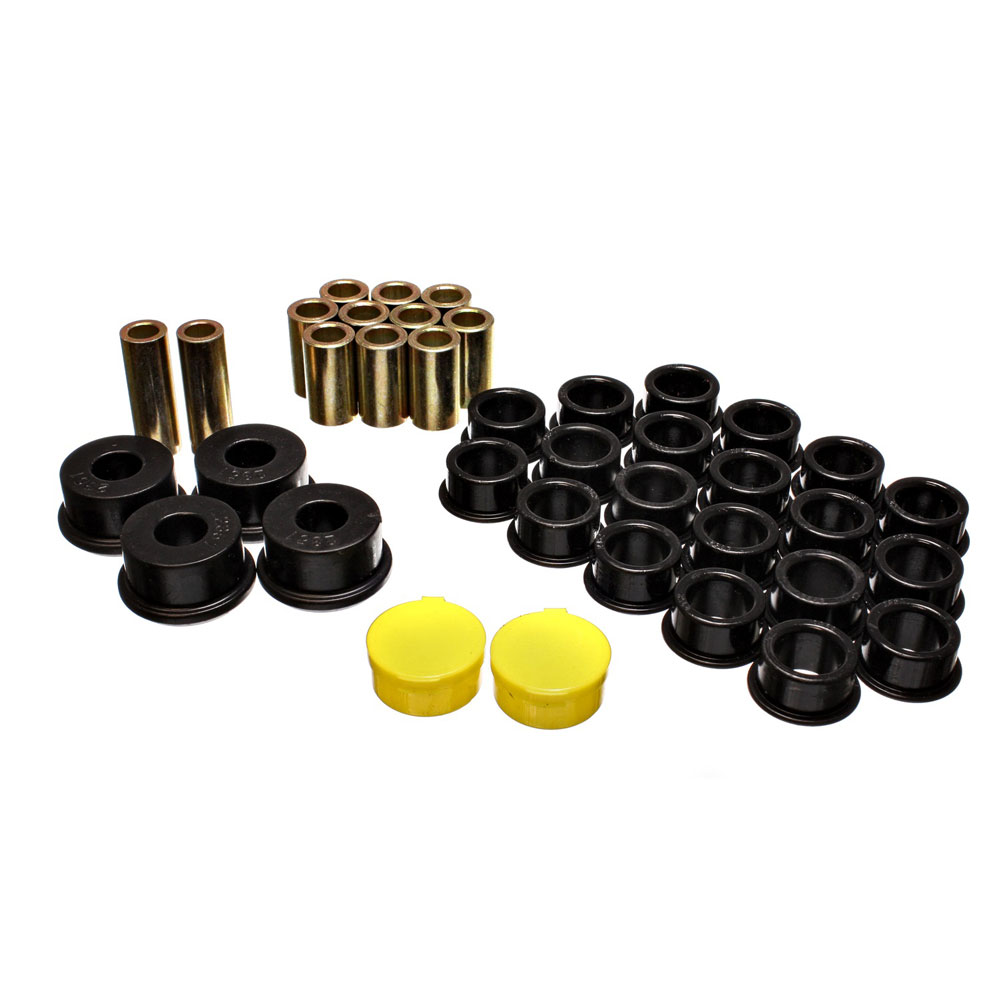 Photo for Energy Suspension Suspension Control Arm Bushing Kit 7.3110G; Rear Contol Arm Bushings Black Polyurethane for 1991 to 1994 Nissan Sentra, NX