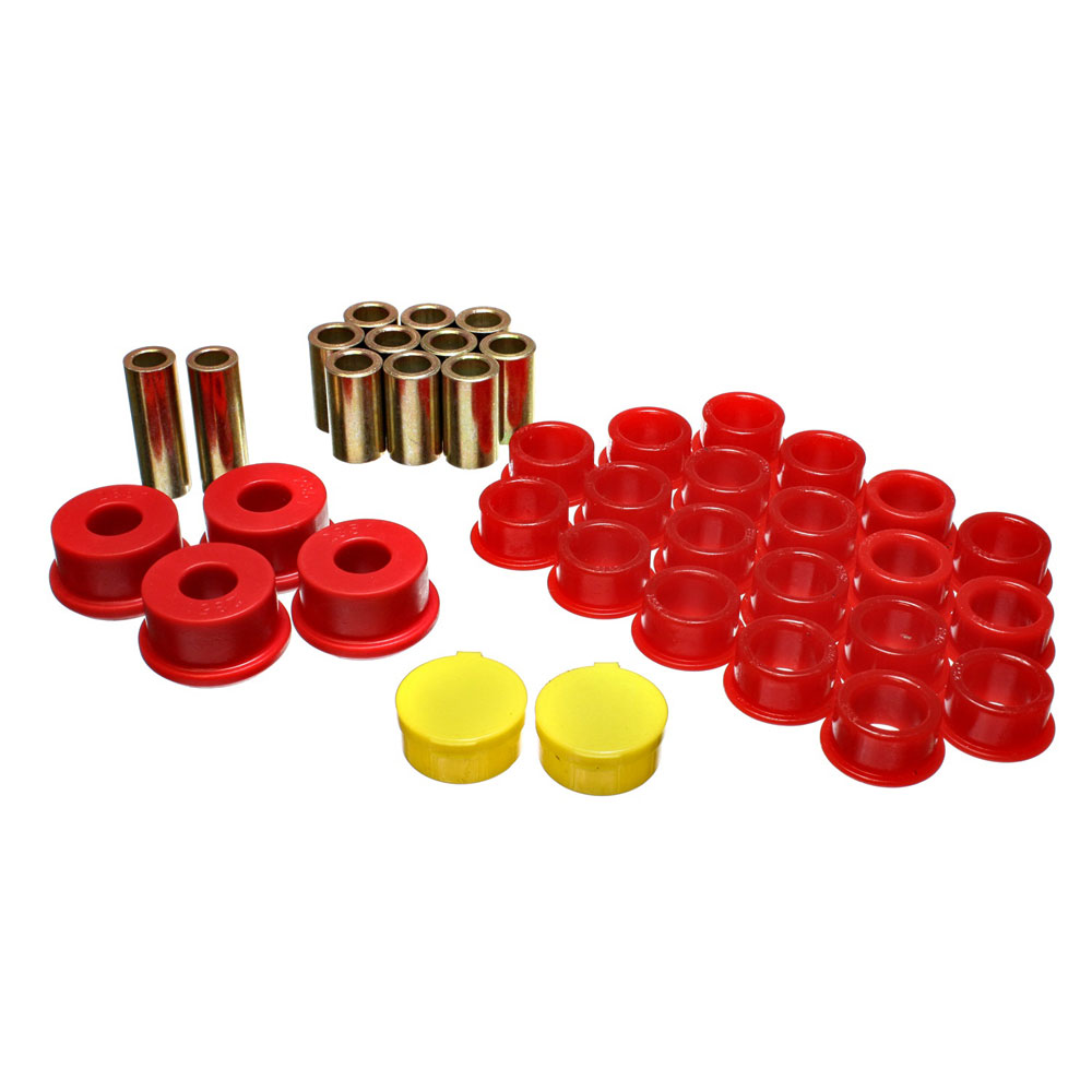 Photo for Energy Suspension Suspension Control Arm Bushing Kit 7.3110R; Rear Contol Arm Bushings Red Polyurethane for 1991 to 1994 Nissan Sentra, NX