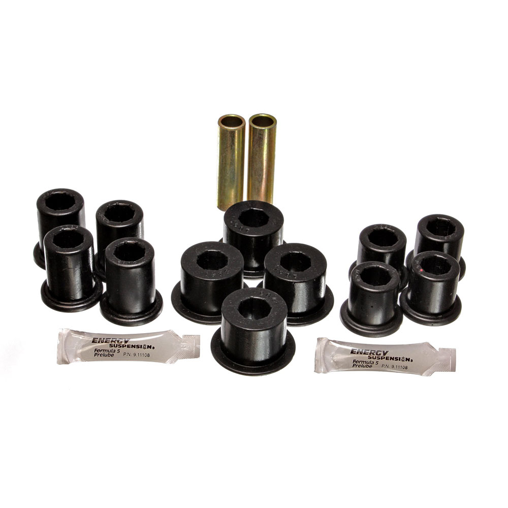 Energy Suspension Leaf Spring Bushing 8.2107G; Rear Leaf Spring Bushings Rear Black Polyurethane for 1989 to 1994 Toyota Pickup 2WD 