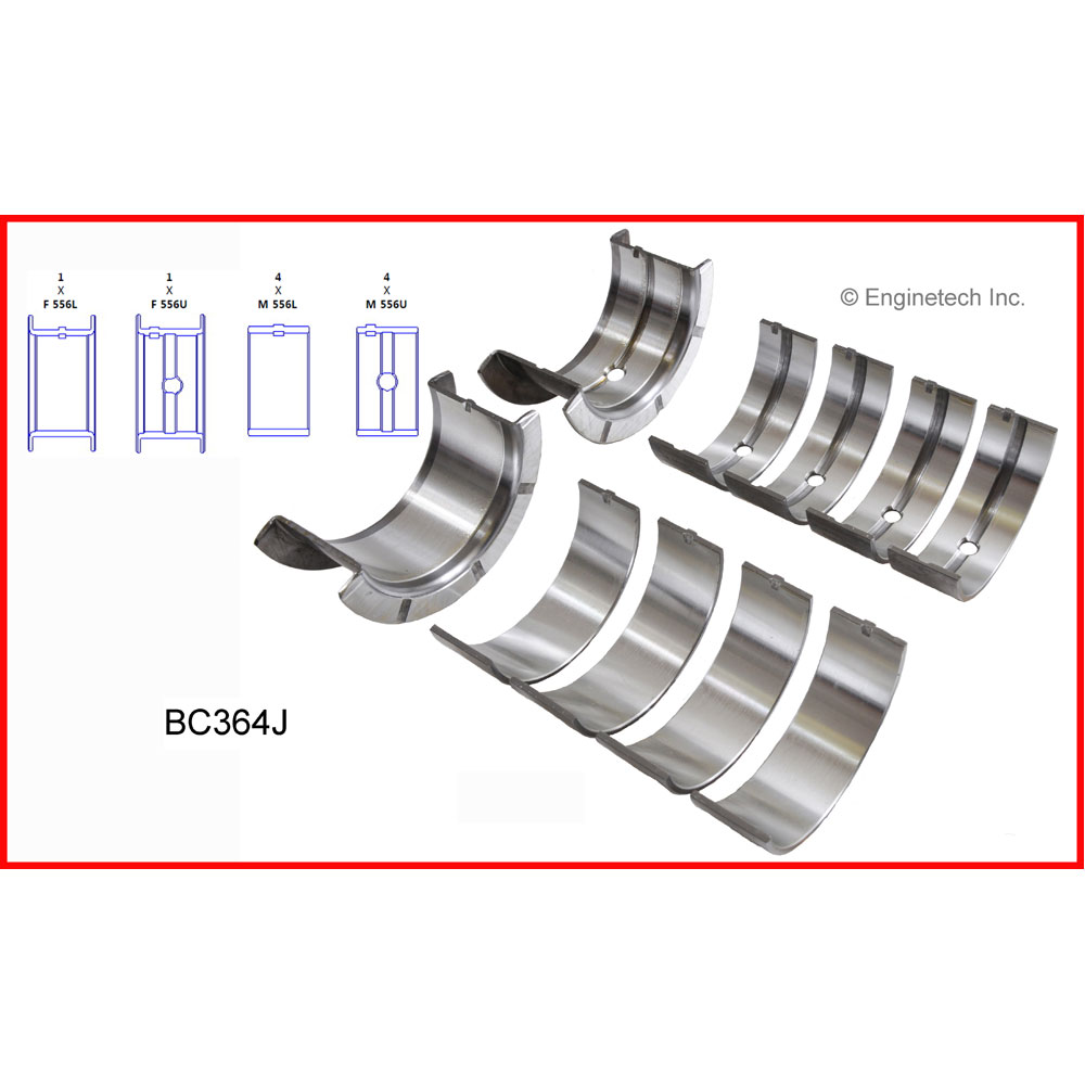 Enginetech Main Bearings Image