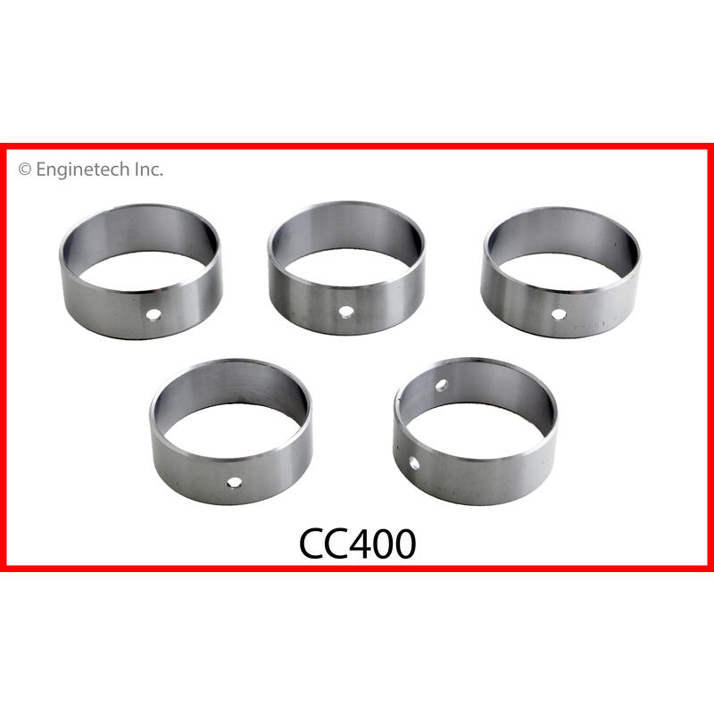 Enginetech Camshaft Bearing Set CC400; Standard Replacement for Chevy 262 to 400 