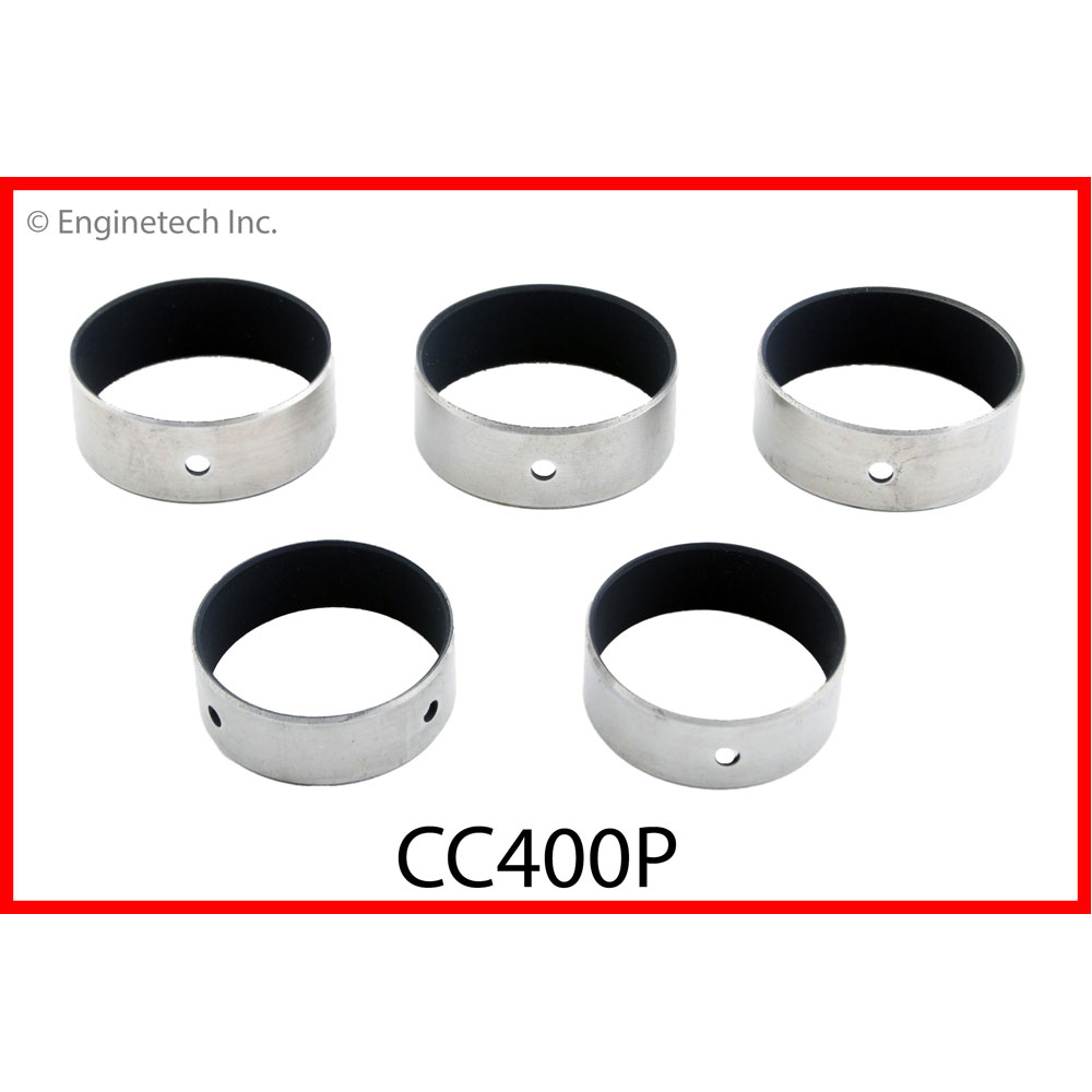 Enginetech Camshaft Bearing Set CC400P; Standard Performance for Chevy 262 to 400 