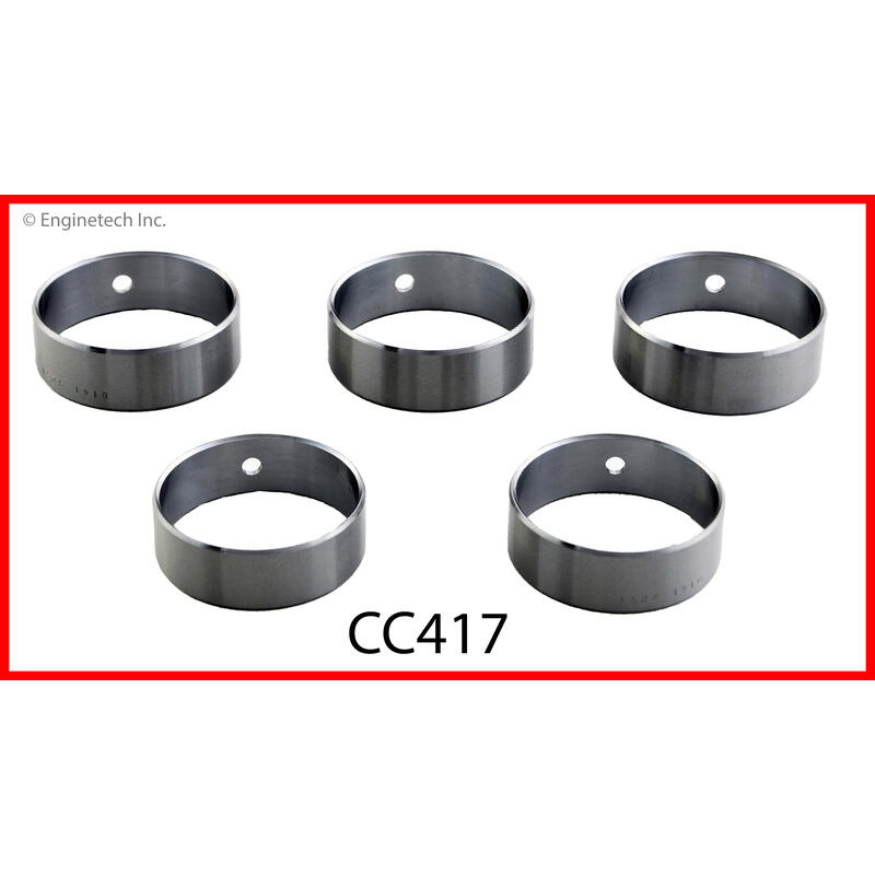 Photo for Enginetech Camshaft Bearing Set CC417; Standard for 1963 to 1979 Cadillac 368 to 500