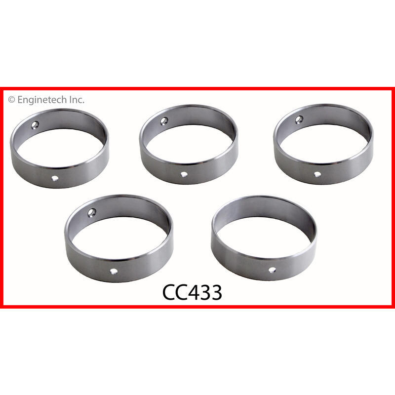 Enginetech Camshaft Bearings CC433; Standard Replacement for 2003 and Up GM LS 