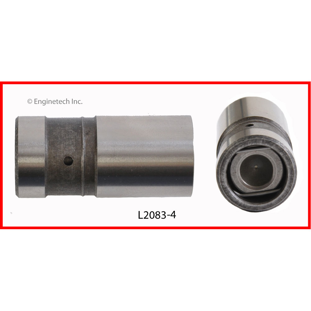 Enginetech Lifter Set L2083-4; Hydraulic Flat Tappet for Ford 332 to 428 FE 