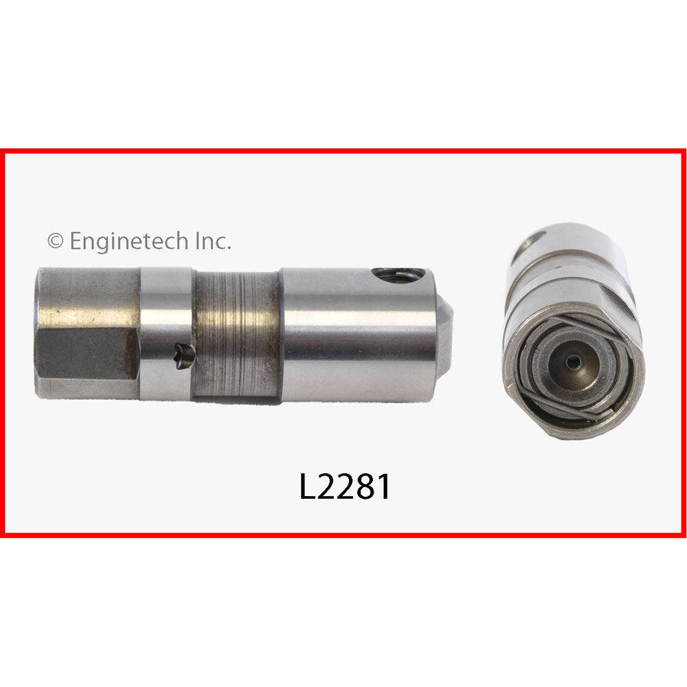 Enginetech Lifter Set L2281-16; OE Style Hydraulic Roller for 1986 to 2020 GM 2.5L, 3.3L, 3.8L, 4.1L, 4.3L, 4.5L, 4.8L, 4.9L, 5.0L, 5.3L, 5.7L, 6.0L, 6.2L, 6.3L, 7.0L 