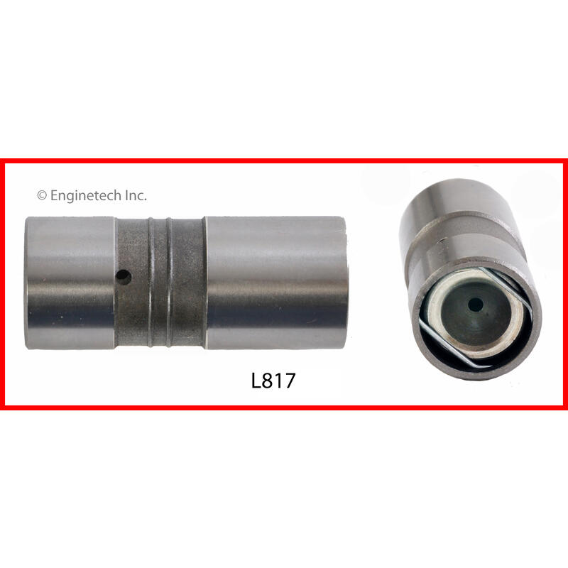 Enginetech Lifter Set L817-16; Hydraulic Flat Tappet for Chevy 262 to 400, 396 to 454, 348 to 409 W 