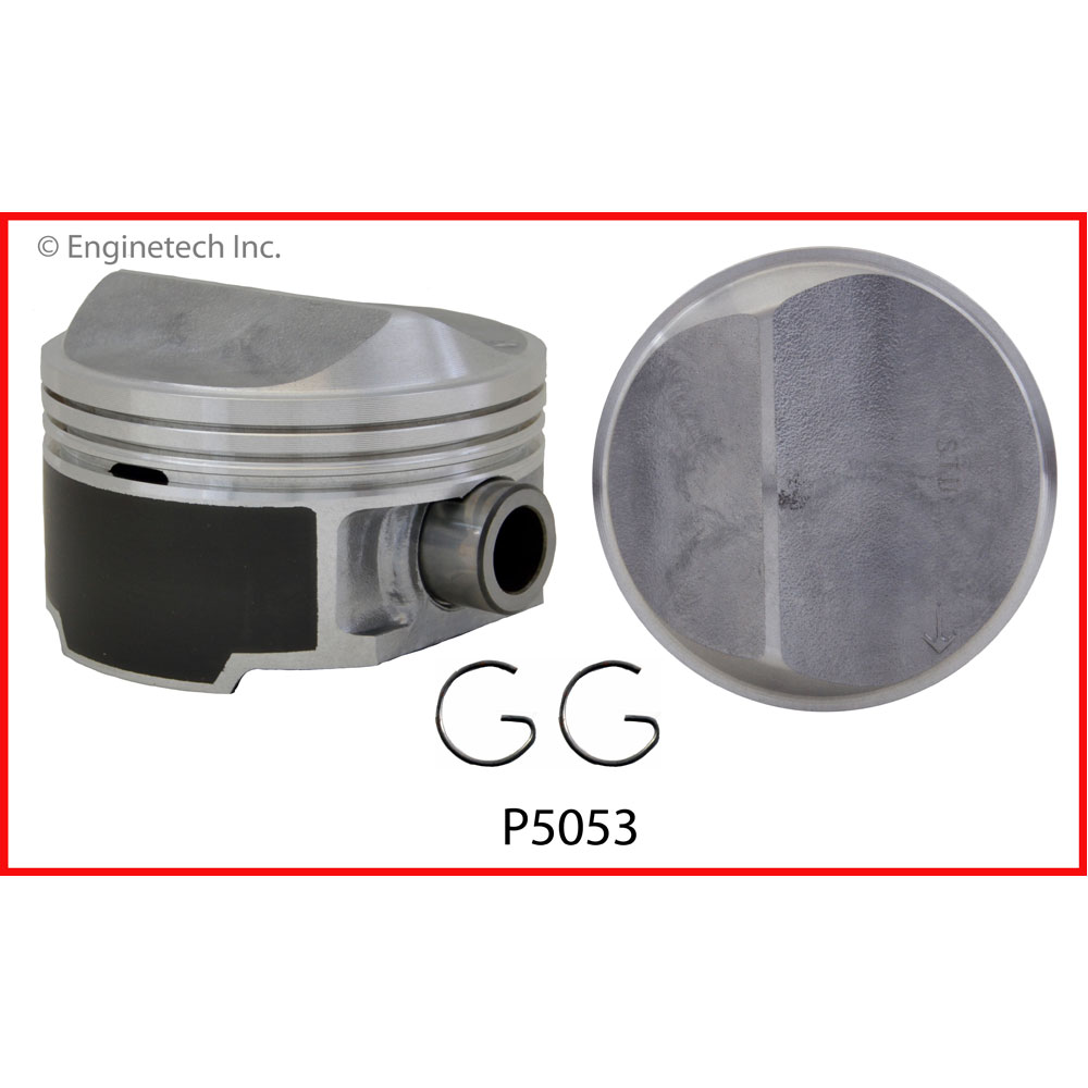 Photo for Enginetech Piston Set P5053(4)STD; 87.500 mm 