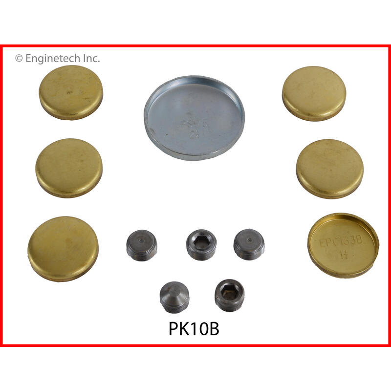 Enginetech Freeze Plug Kit PK10B; Brass for Ford 351C, 351M, 400 
