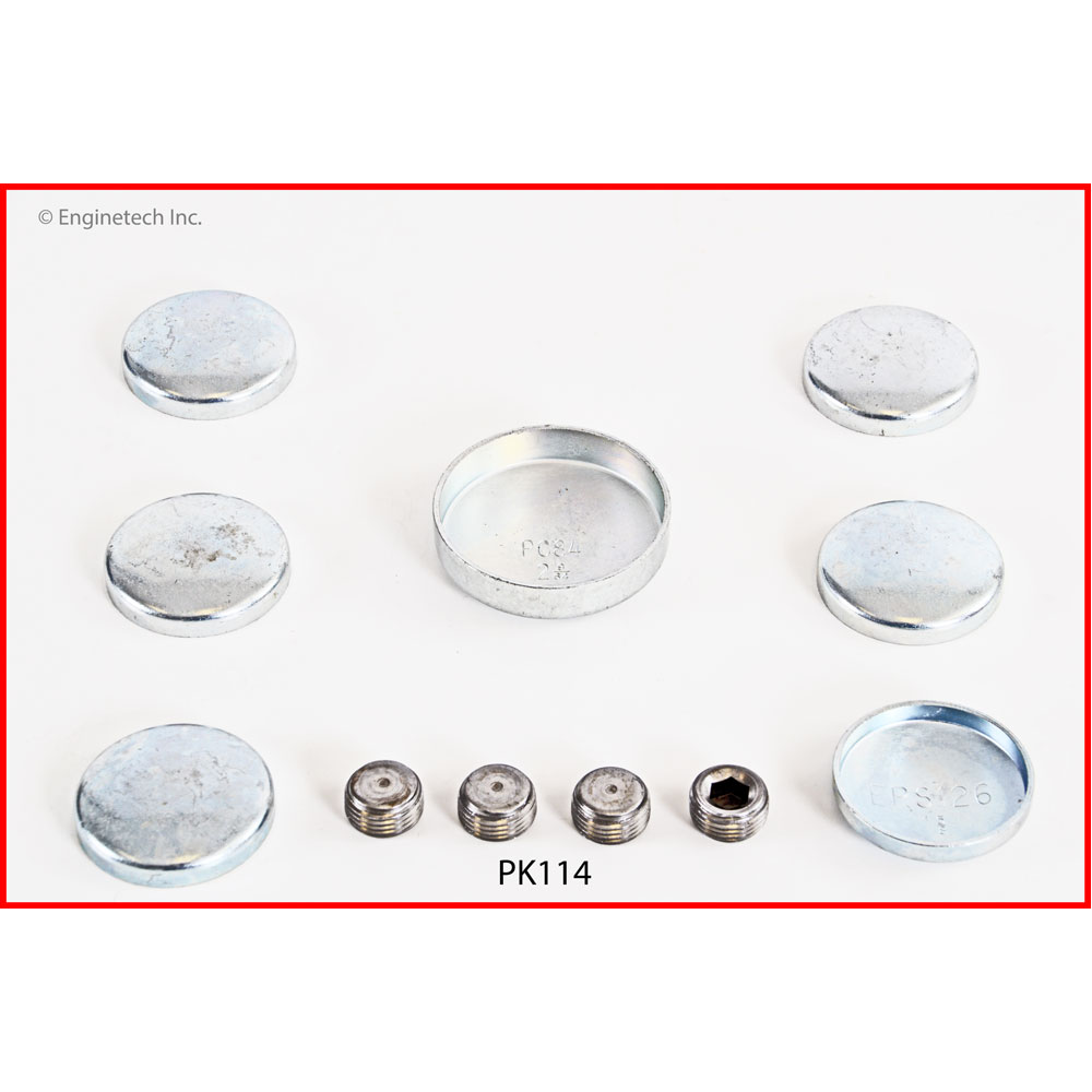Enginetech Freeze Plug Kit PK114; Steel for Chrysler 383 to 440 
