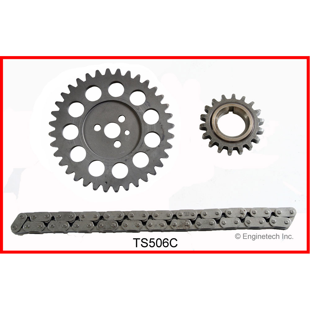 Enginetech Timing Set TS506C; OE Replacement for 1987 to 2002 Chevy 305, 350 