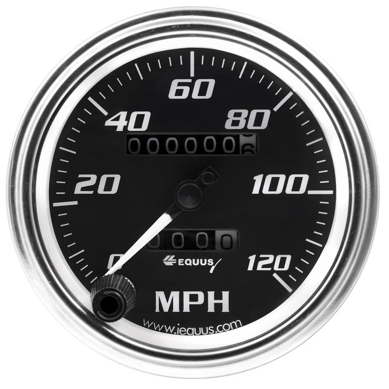 Photo for Equus Speedometer Gauge 7072; 7000 Series Speedometer 0 to 120 MPH 3-3/8 in. Full Mechanical